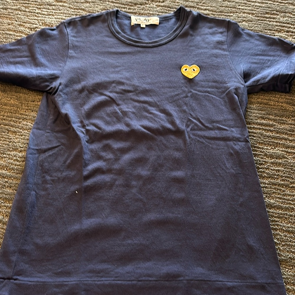 PLAY Comme des Garcons navy t shirt
